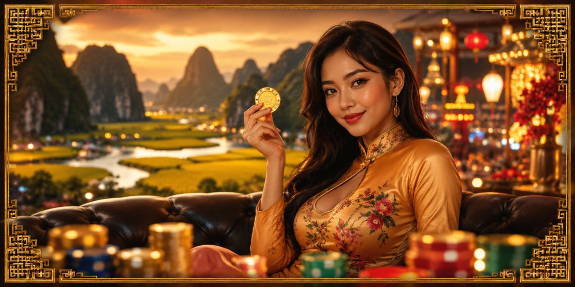 Người dùng tại chợ đêm Ninh Bình tham gia slot game trực tuyến trên điện thoại
