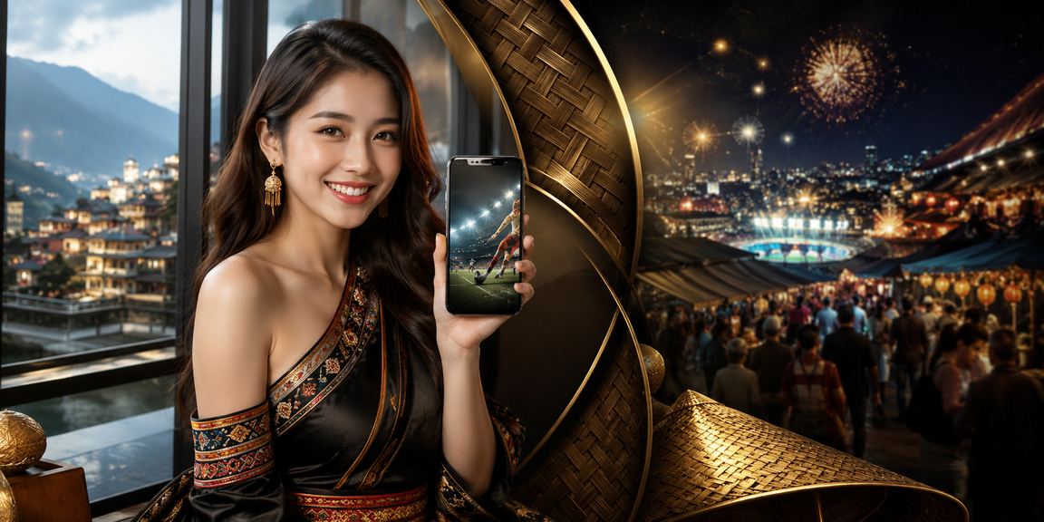 Người dùng tại Sapa truy cập casino di động qua điện thoại với nón lá Việt Nam
